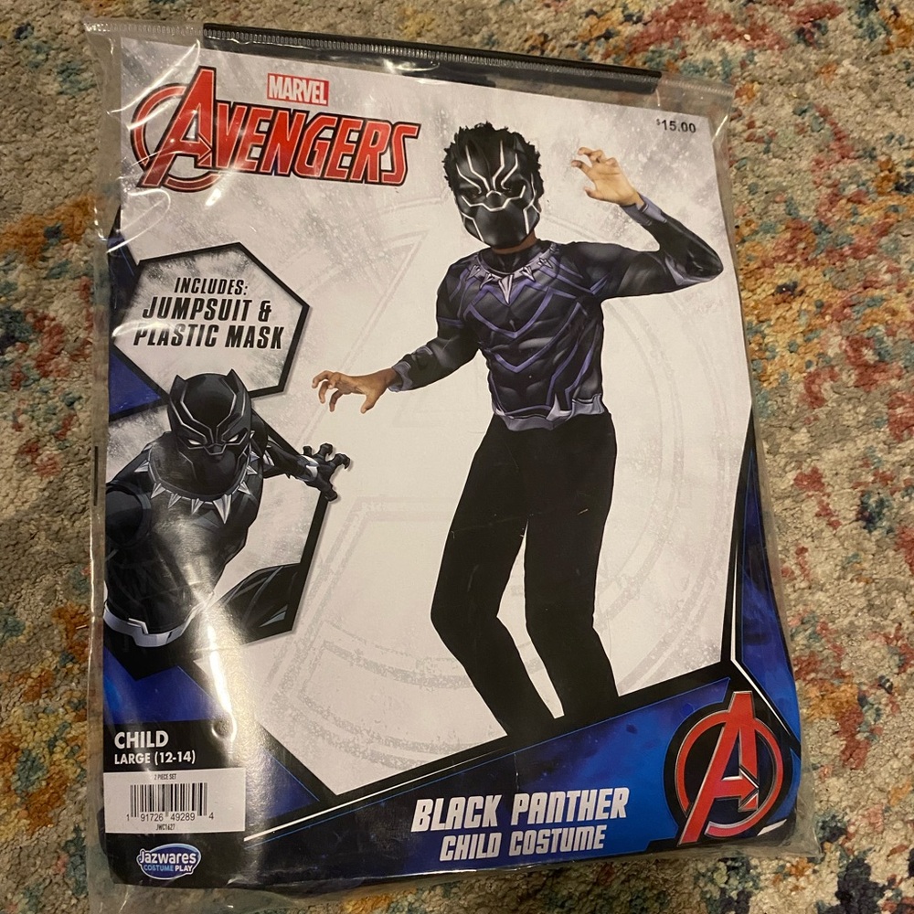 New, Black Panther, Halloween Costume